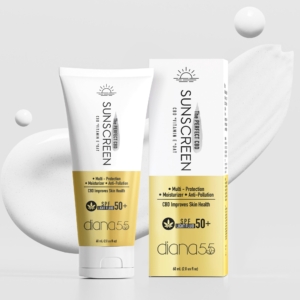 "The Perfect CBD Sunscreen"  UVB/ UVA , SPF 50+ (Vitamin E & Oat)